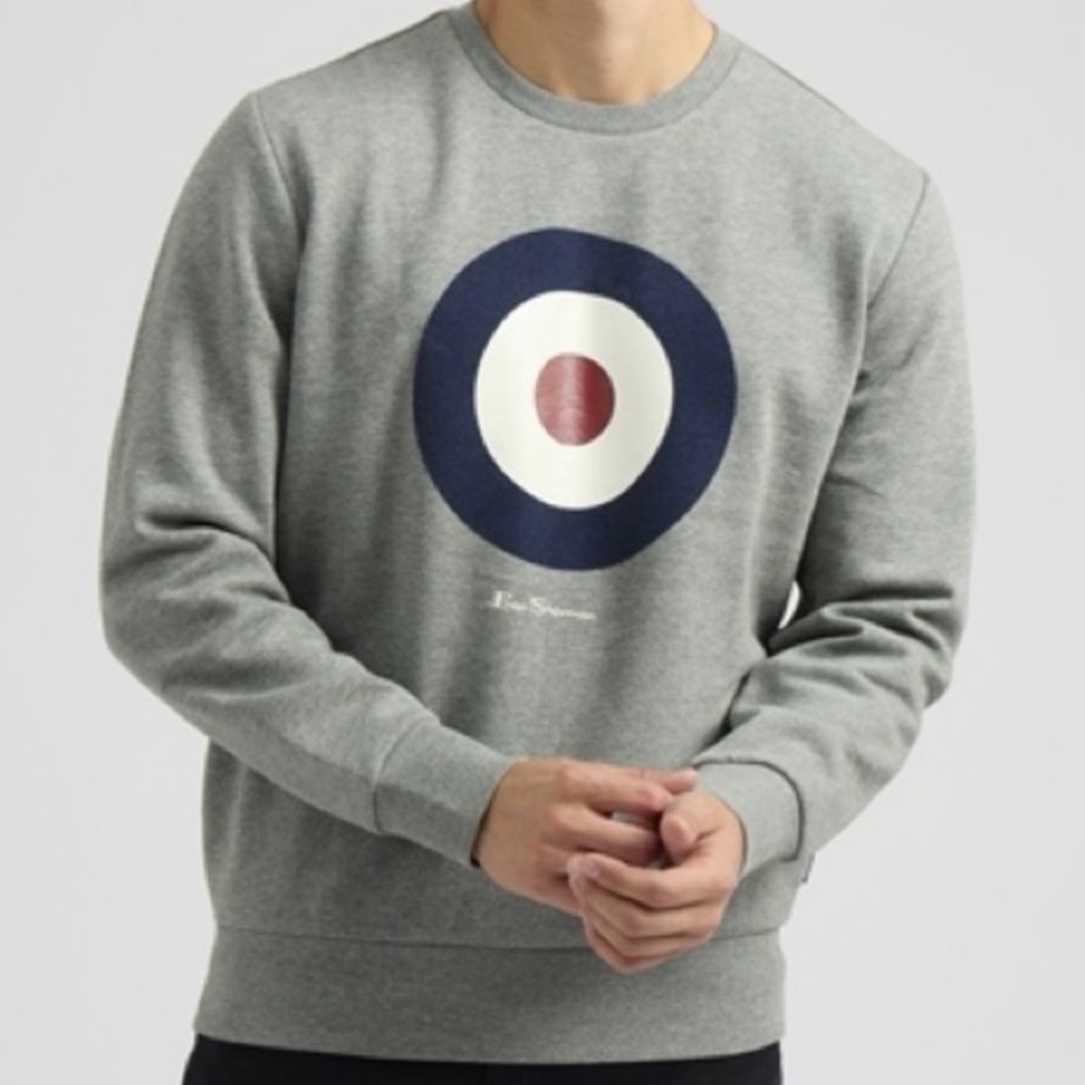 Ben Sherman Heather Gray Regular Fit Sweatshirt